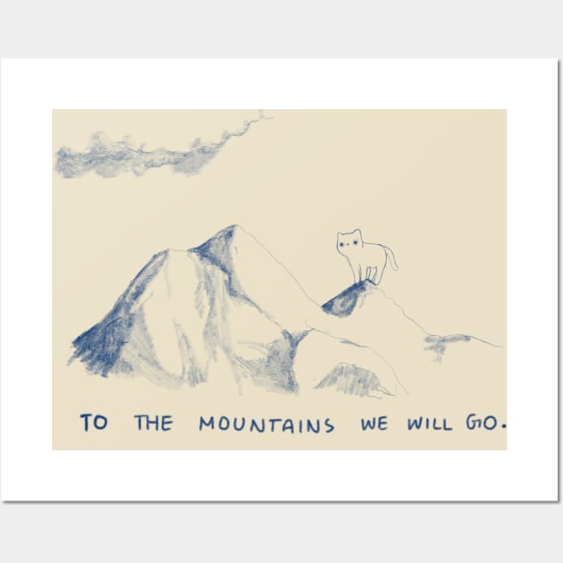 To the Mountains Wall Art by wally11